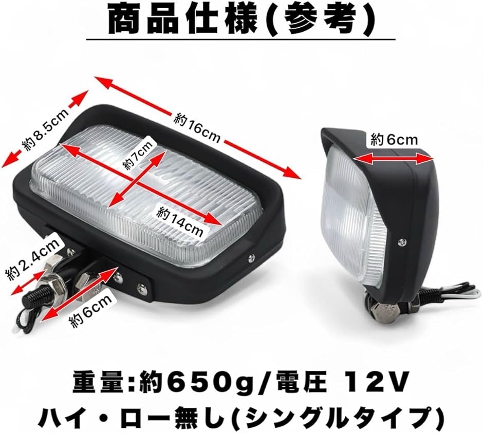 互換品】 スクエア ヘッドライト チョッパー ハーレー ホンダ ヤマハ