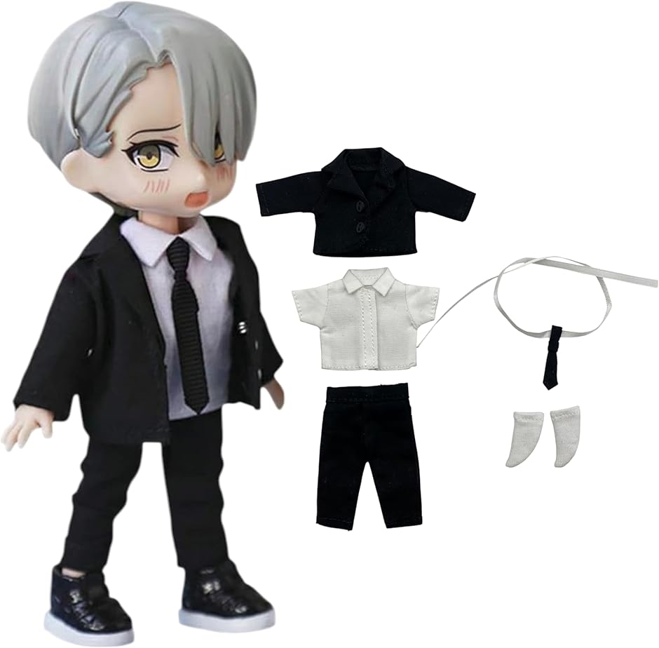 オビツ11 服 スーツセット オビツドール OB11(ブラック) : ゼブランド