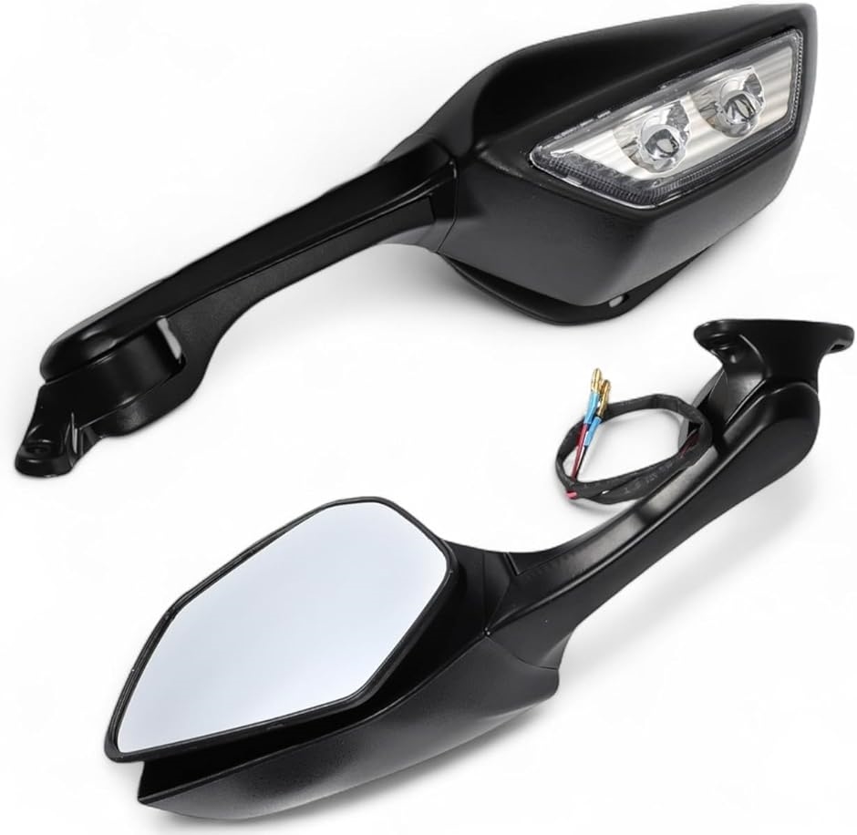 Amazon.co.jp: バイク用バックミラー カワサキ用 忍者 250 300