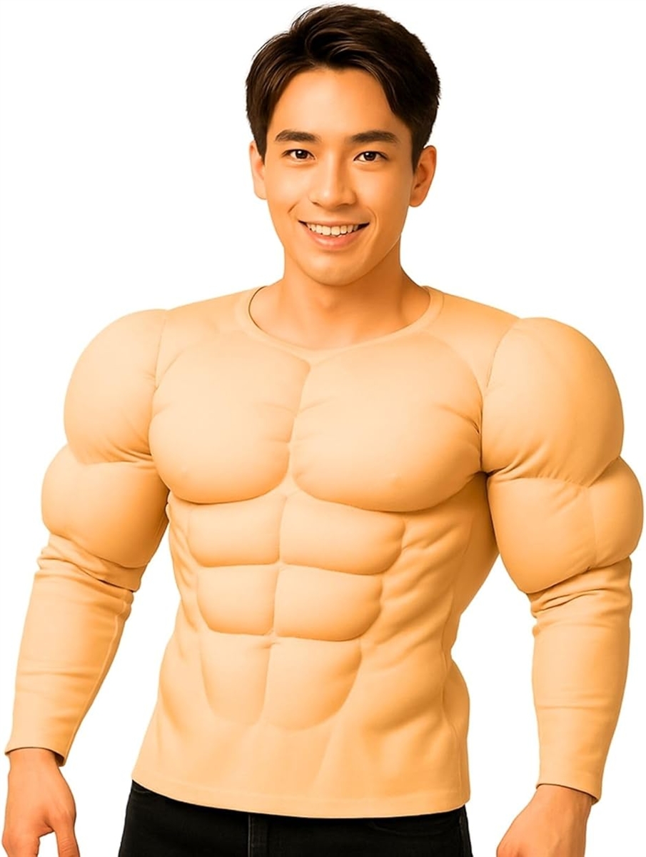 筋肉スーツ ハロウィン マッスルスーツ マッチョ 着ぐるみ 筋肉シャツ