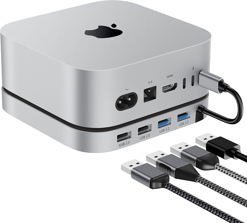 Apple Mac mini SSD拡張用ハブ付き アップグレード版・SSD拡張機能搭載 Mac Mini M4 ドッキング