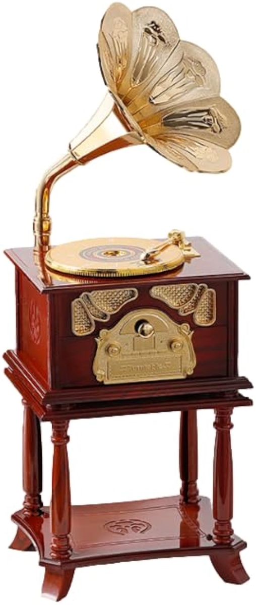 オルゴール ジュエリー収納 蓄音機 音楽ボックス インテリア おもちゃ