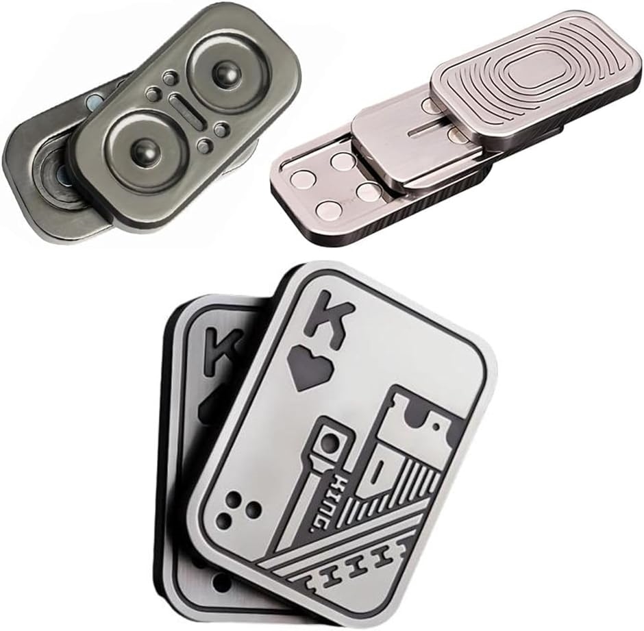 フィジェットトイ EDC ハンドスピナー フィジェットスライダー Amazon | X Fidget Toys ステンレス鋼機械構造フィジェット触覚