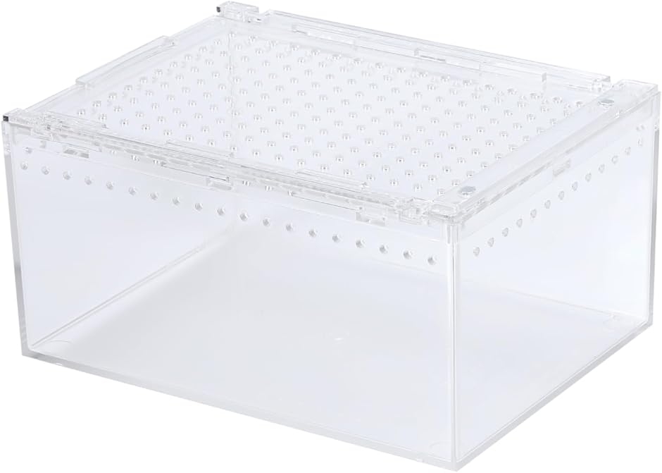 爬虫類 ケージ シェルター 飼育ケース アクリル製 トカゲ 蛇 サソリ