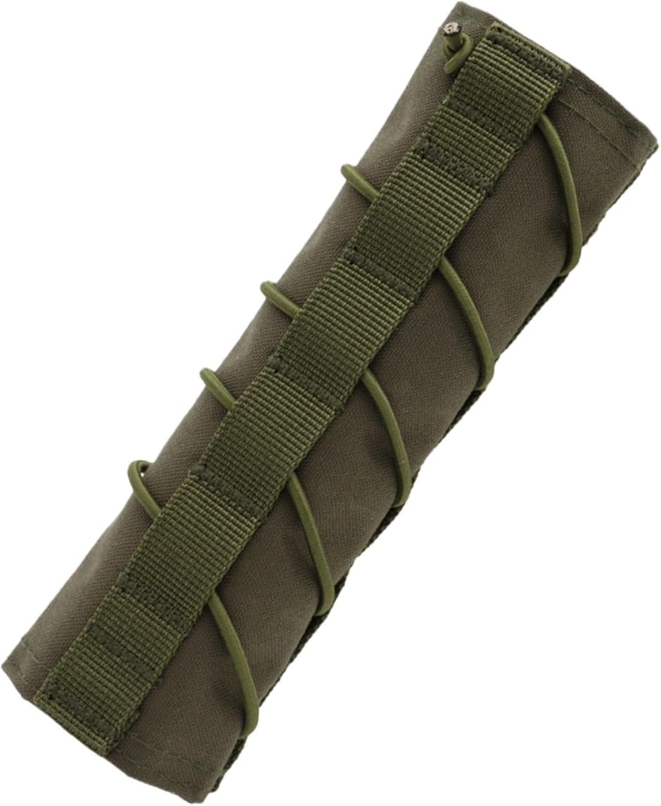 サプレッサー カバー 18cm サバゲー サイレンサー スリーブ a976 (迷彩