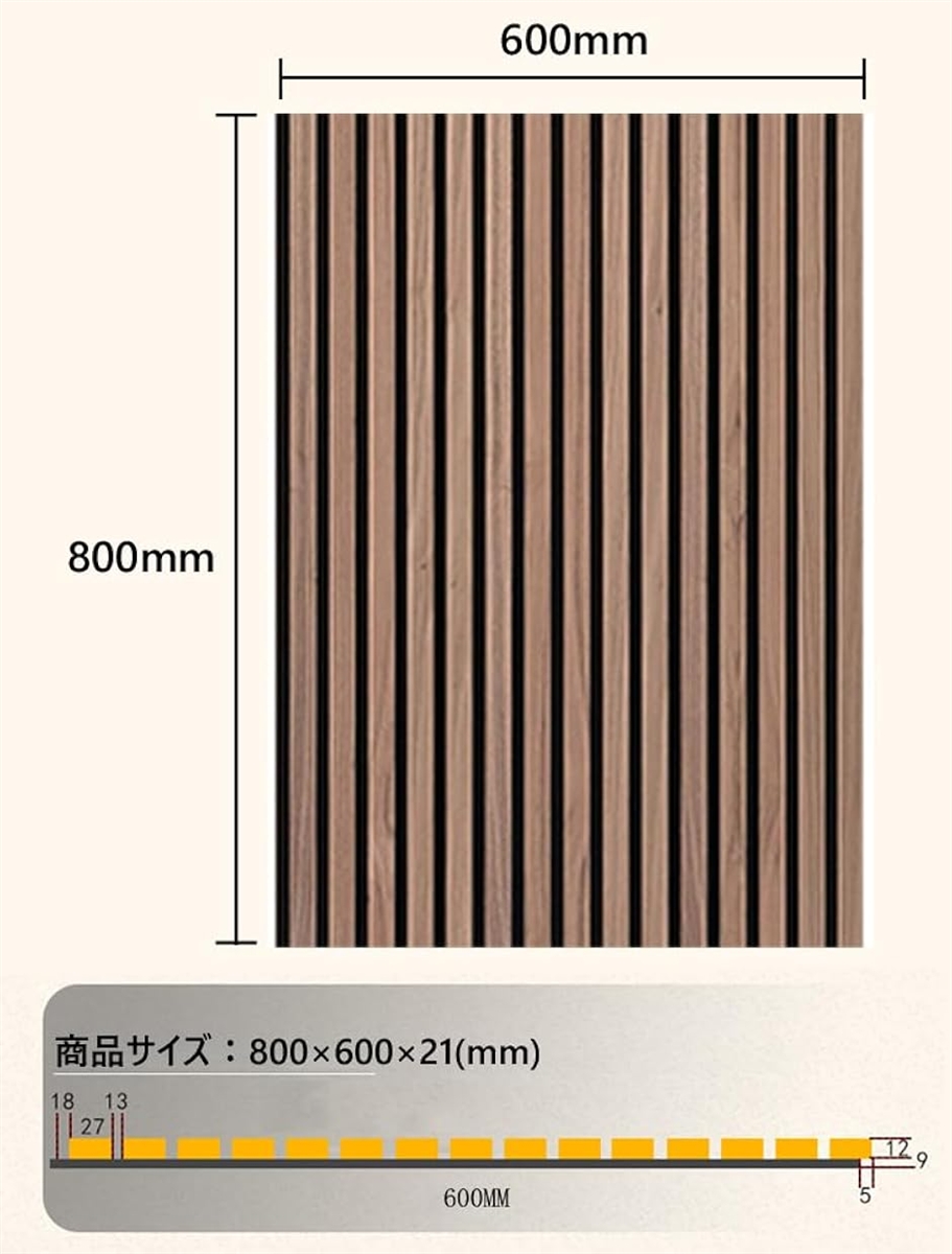 吸音パネル ウッドパネル 吸音材 防音パネル 木製 吸音ボード 遮音