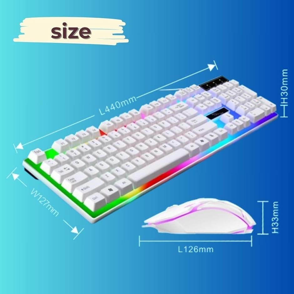 ゲーミングキーボード マウスセットのおすすめ人気商品一覧 通販