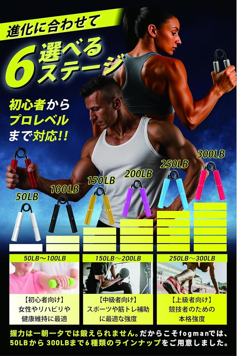 ハンドグリップ 握力グリップ トレーニング グリッパー メタルグリップ