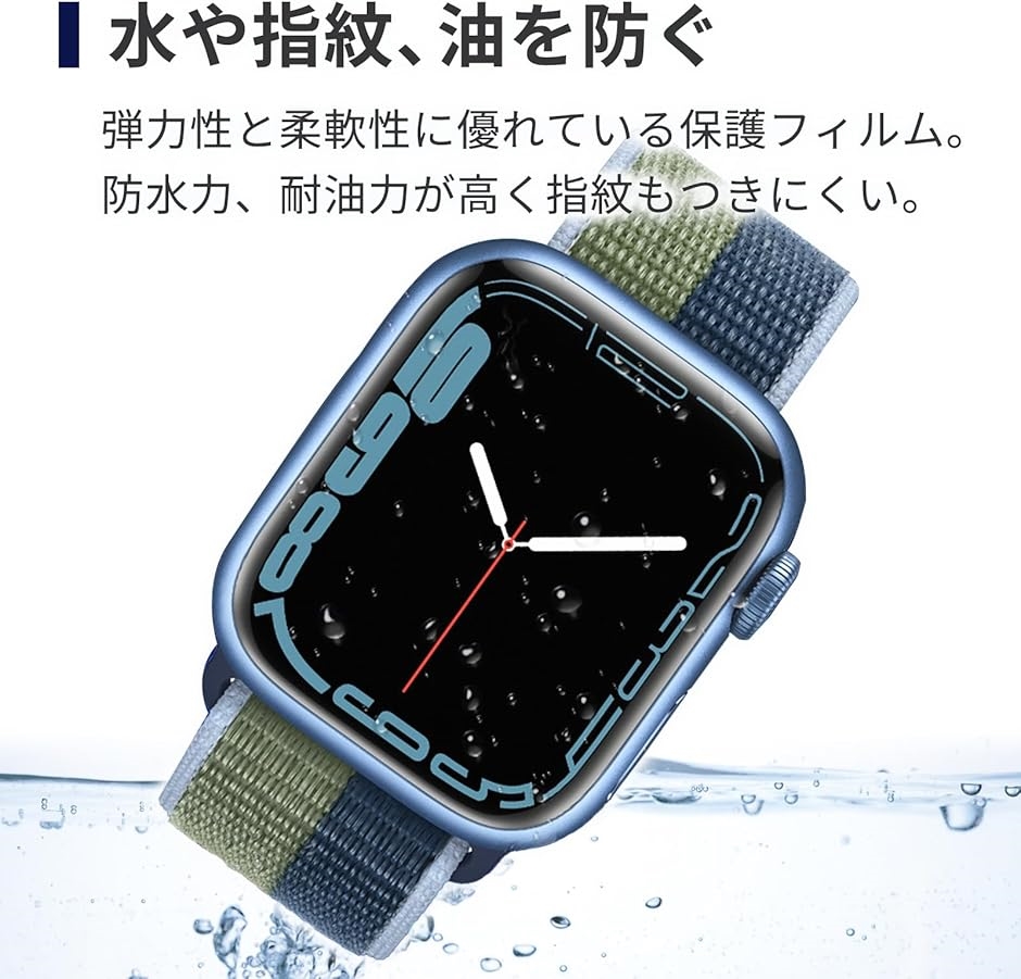 4枚セットスマートウォッチ保護フィルム 高透過率 傷防止 MDM(クリア