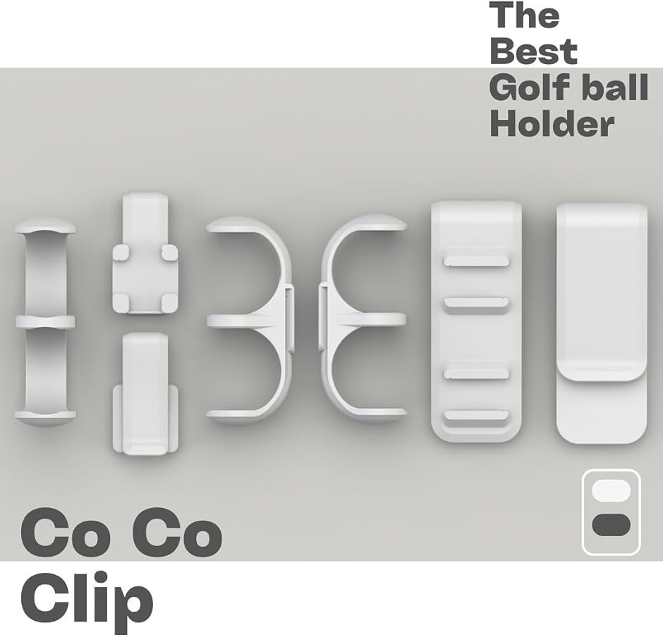 CoCoClip �R�R�N���b�v �S���t�{�[���z���_�[ (�z���C�g,  �x���g�p) �֘A�摜4
