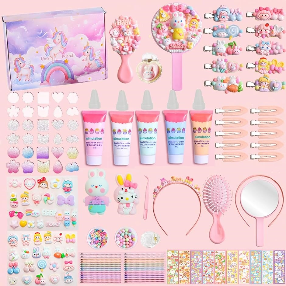 キーホルダー シール アクリル ハンドメイド りパーツ デコレーション DIY ヘアピン 手芸用品 オリジナル 取扱説明書(A)
