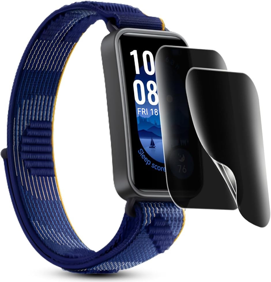 �`�����h�~�t�B���� 2���Z�b�g For HUAWEI Band 6/Band 7/Band 8/Band 9 (MJO-JAC-C006)