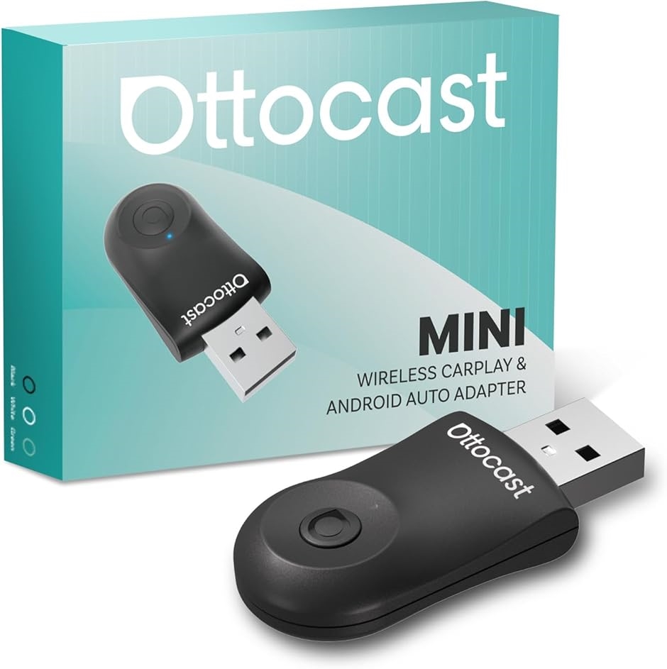 OTTOCAST MINIワイヤレスCarPlay/Android Autoアダプター