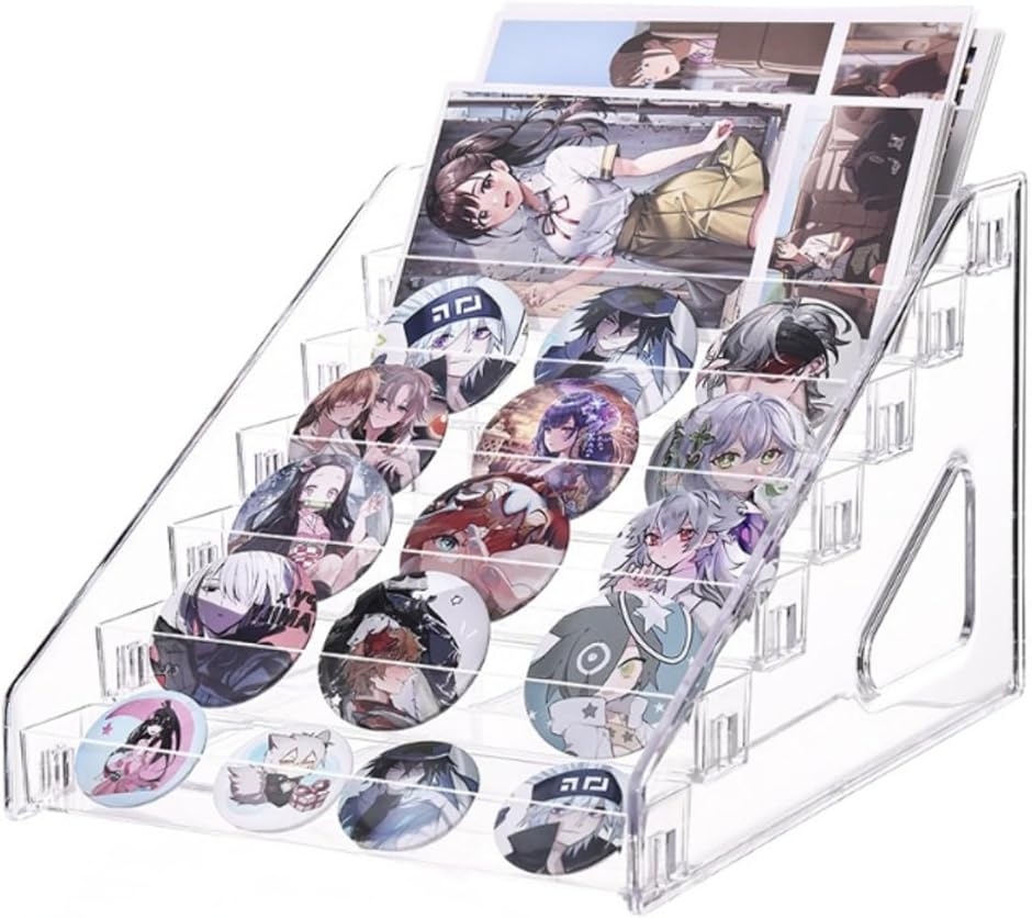 アニメグッズ まとめ売り フィギュア 缶バッジ アクリルスタンド 缶バッジ 収納 アクスタ アクリルスタンド ディスプレイケース