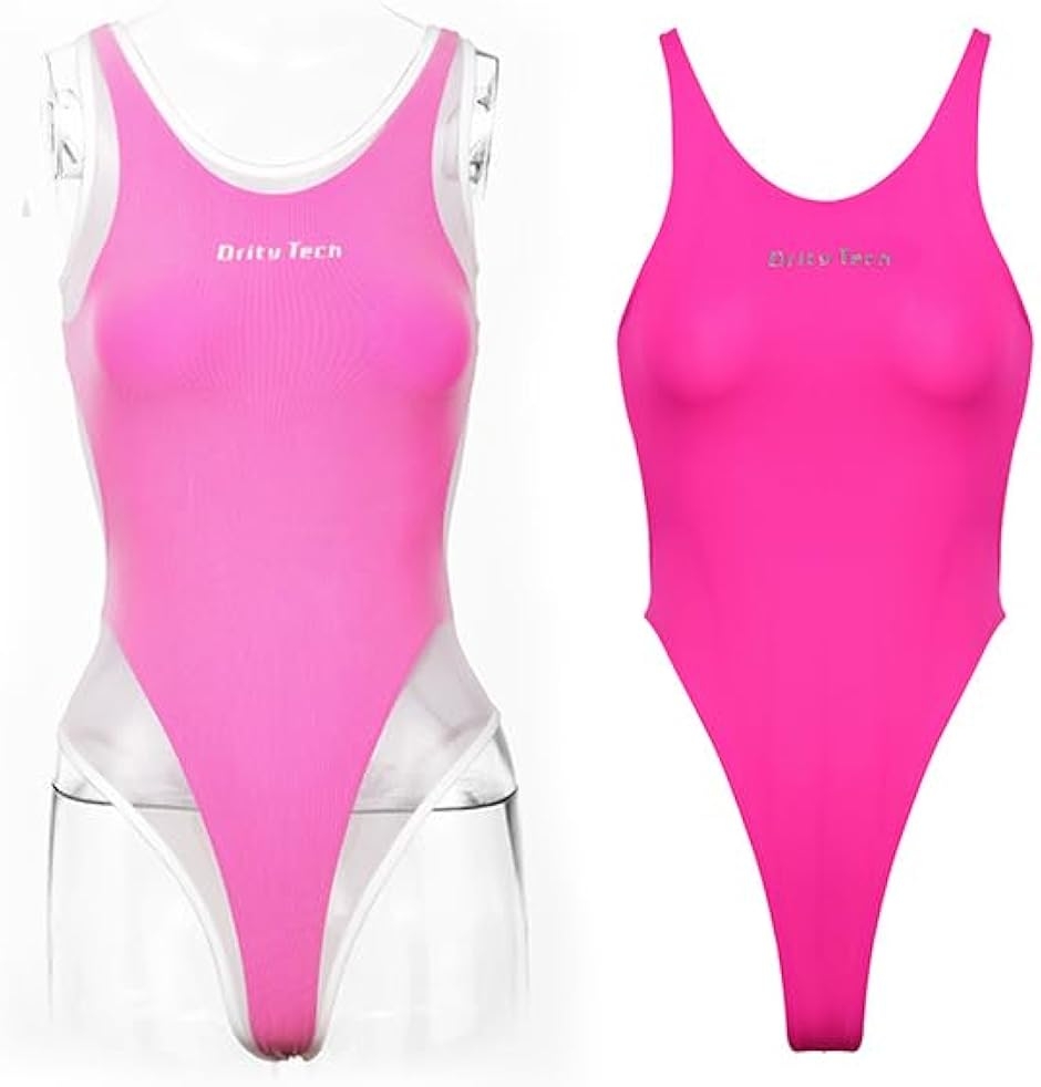 シースルーメッシュワンピース水着 競泳水着 レオタード セクシー