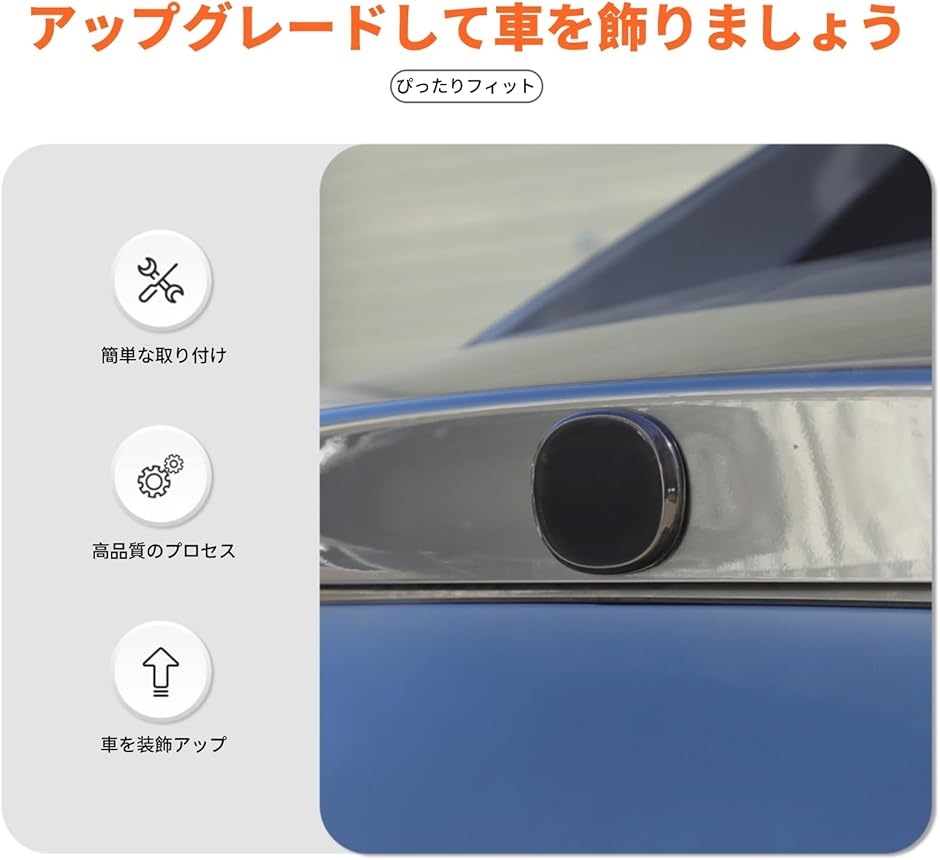 互換品】マツダ MX-5 2016年〜現行に専用 エンブレムカバー 前後の