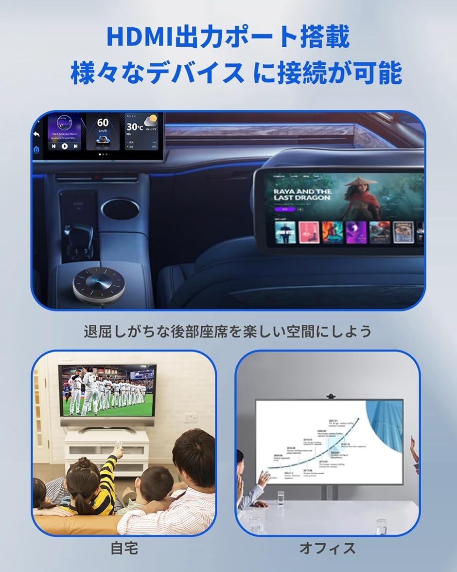 公式Ottocast P3 オットキャスト OttoAiBox Android 12 CarPlay