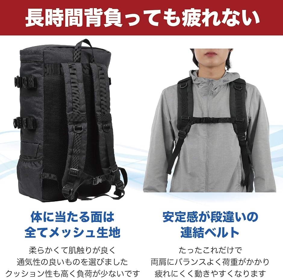 FISHBOMB 釣り リュック 防水 ロッドホルダー フィッシング 大容量
