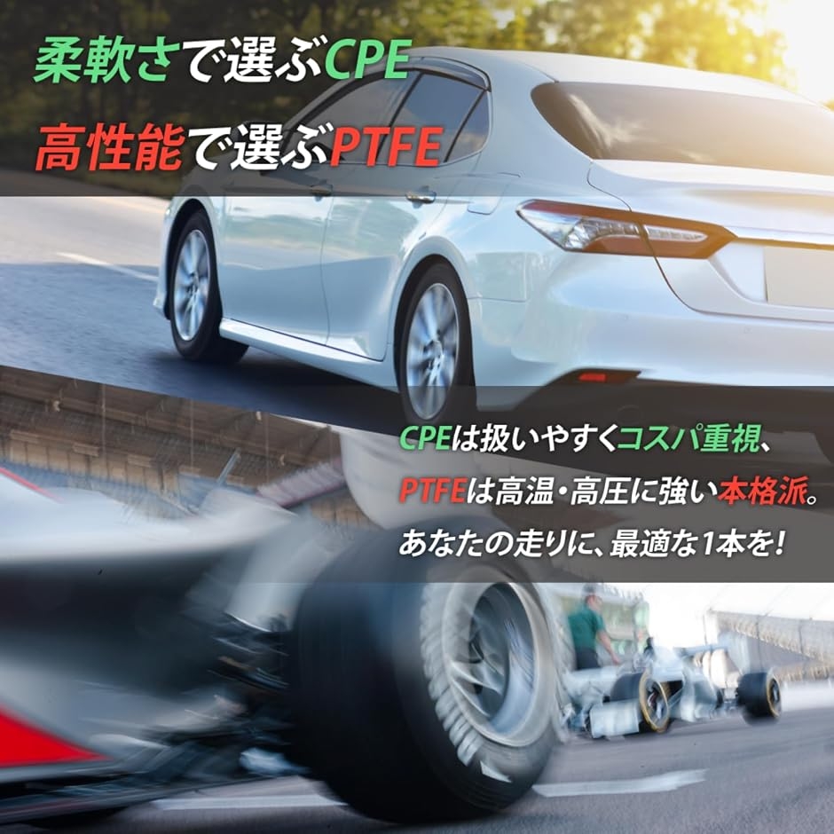 柔軟x高性能燃料ホース CPE PTFE 耐熱...の詳細画像1