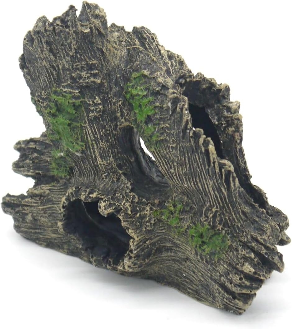 爬虫類 隠れ家 登り木 朽ち木 トカゲ アクアリウム 爬虫類シェルター