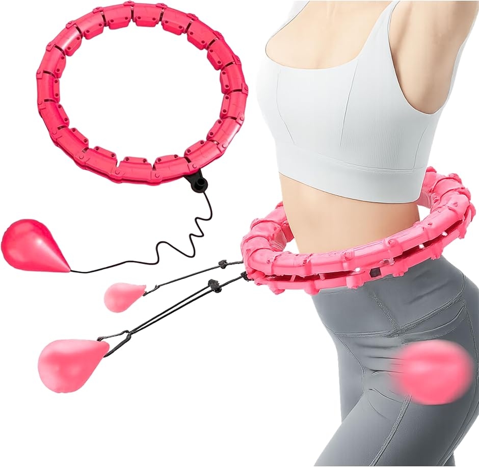 フラフープ ダイエット用 落ちない ロープフラフープ 18節 大人 室内
