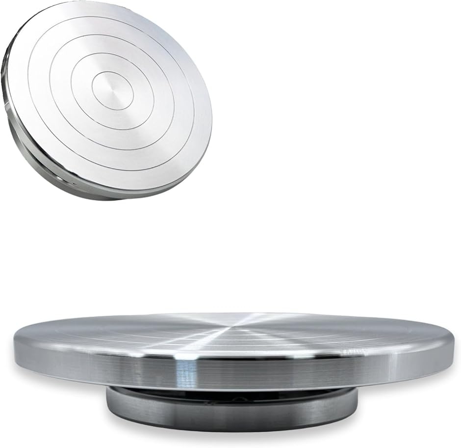 ��񂵂낭�� �蓮 ��낭�� ���| 2�d�x�A�����O �A���~�� �É� �y�� �^�[���e�[�u�� ��]�� ��P�� (�V���o�[,  ���a20cm)