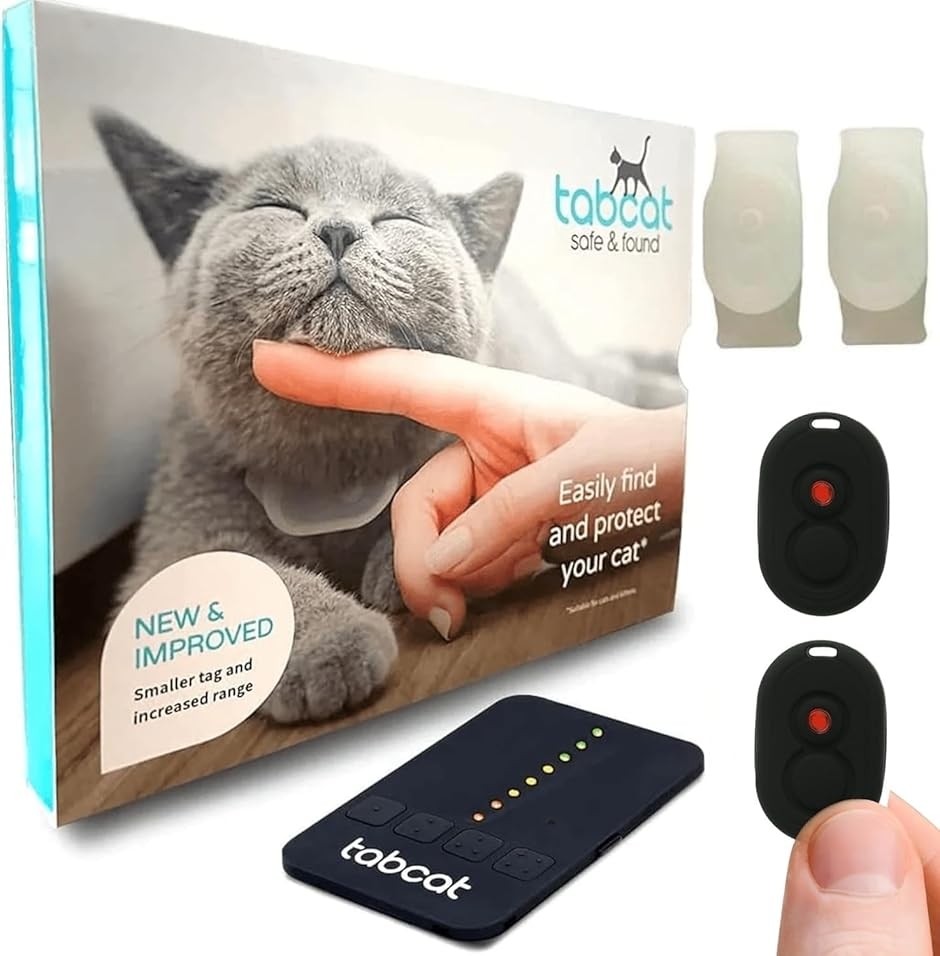 Tabcat V2 猫のトラッカー 6月保証 GPSよりも正確-月額料金は不要 Amazon.co.jp: Tabcat V2 猫と子猫のトラッカー - 月額登録料なし | 2