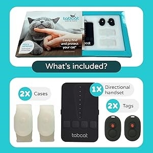 Tabcat v2　スマートタグ　セット　猫　GPS　トラッカー　迷子防止　脱走 V2 猫と子猫のトラッカー 日本語取扱い説明書 GPSよりも正確 月額料金