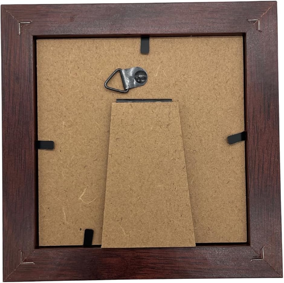 標本箱 シーラケース 蝶 小型 木製 (ブラック, 外寸15.5x15.5x3.8cm 内