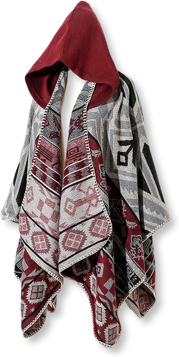 �t�[�h�t�� �}���g �A�E�g�h�A �u�����P�b�g 135x150cm �|���`�� �P�[�v �X�g�[�� �h��(�{���h�[,  135x150cm)