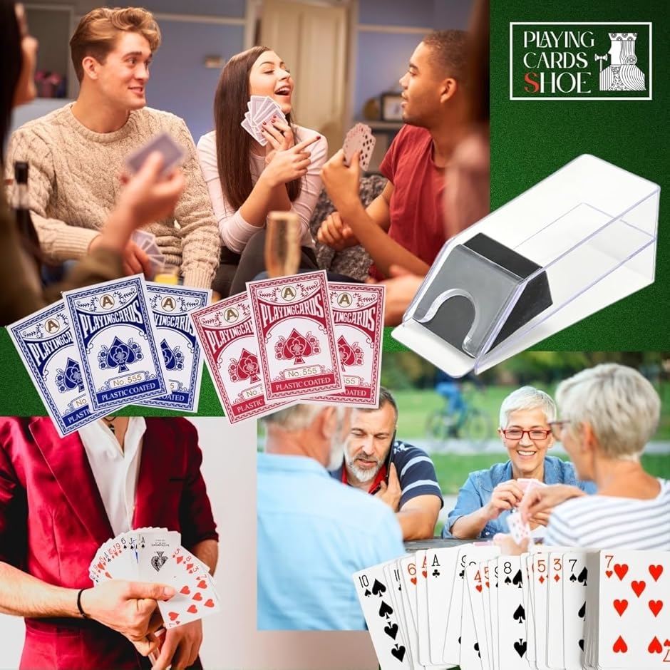 トランプ 6パック カードシュー カジノ ポーカー マジック シューター