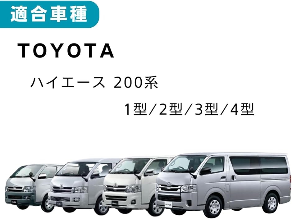 互換品】サイドミラー ドアミラー 両側 ハイエース 200系 1〜4型 対応