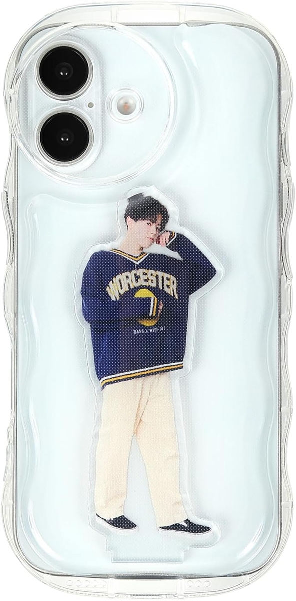 SEVENTEEN IC ウジ トレカ アクリル スマホスタンド アクスタ アクスタが入る iPhoneケース 《SNSで話題》シャカシャカケース