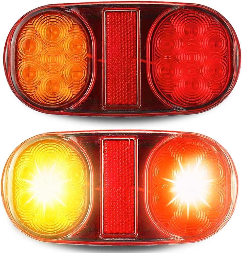 トレーラー LED テールランプ 防水 高輝度 ウインカー ブレーキ