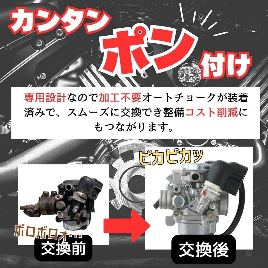 互換品】 ホンダ トゥデイ AF61 ディオ AF62 AF68 キャブレター 純正