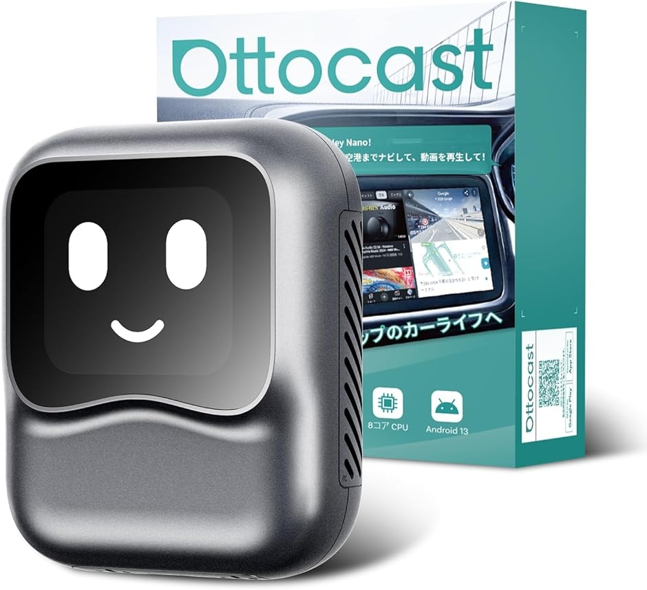 �����I�b�g�L���X�g OttoAibox Nano CarPlay��AndroidAuto�����C�����X�� 13.0���f�� Auto���Ή� MDM