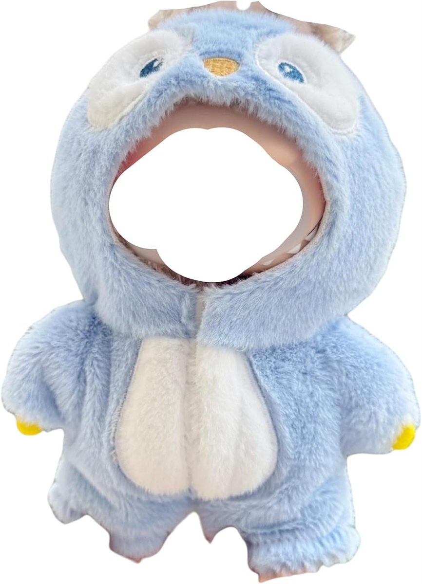 ラブブ専用 服 着ぐるみ ぬいぐるみ MDM (ペンギン, 17cm) : ゼ