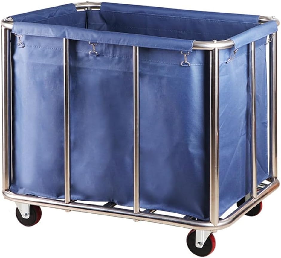 清掃カート ホテルリネンカート 90x65x80cm 耐荷重150kg キャスター