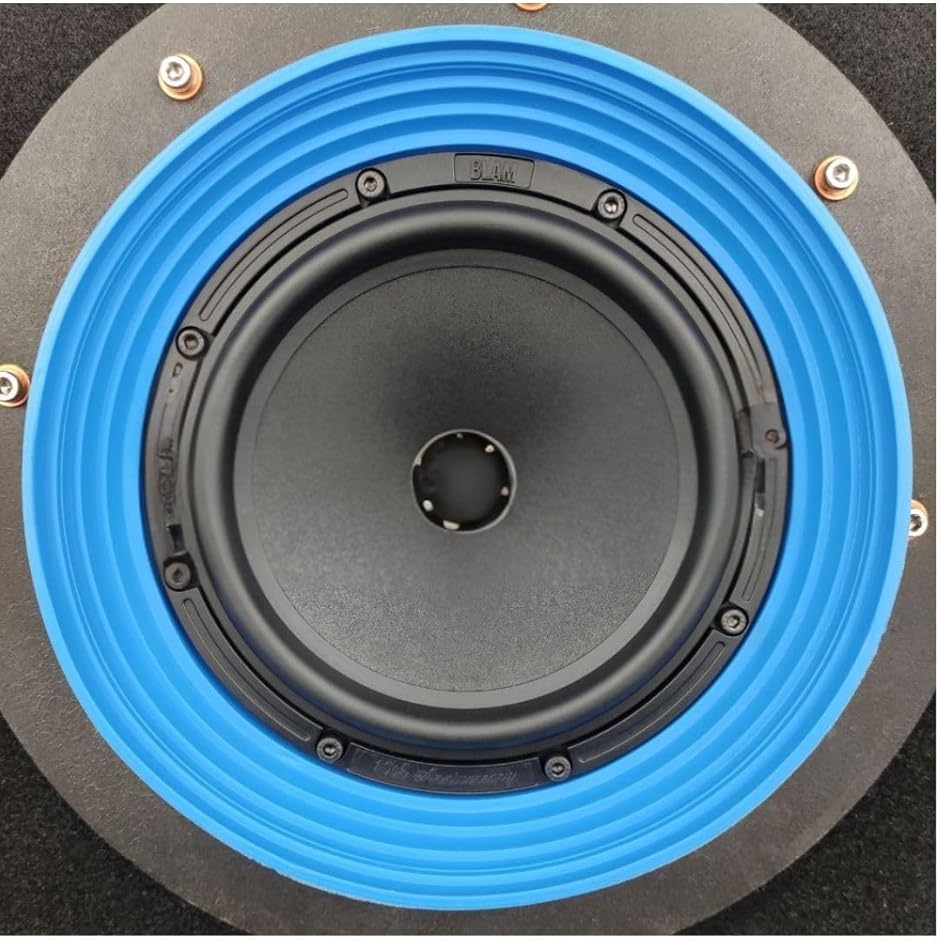 カー スピーカー カバー シリコン 防水 6.5インチ ドア バッフル 保護