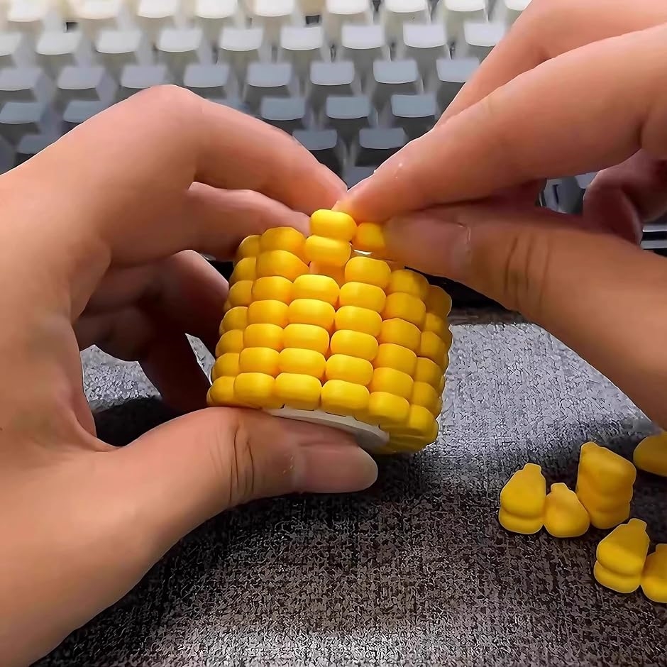 3D 立体パズル トウモロコシ 脳トレ 難易度高(B:難しい, 5長さ x 5幅