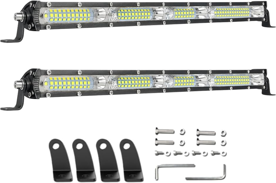 ワークライト 作業灯 LED バーライト デイライト 12V 24V 120W 13