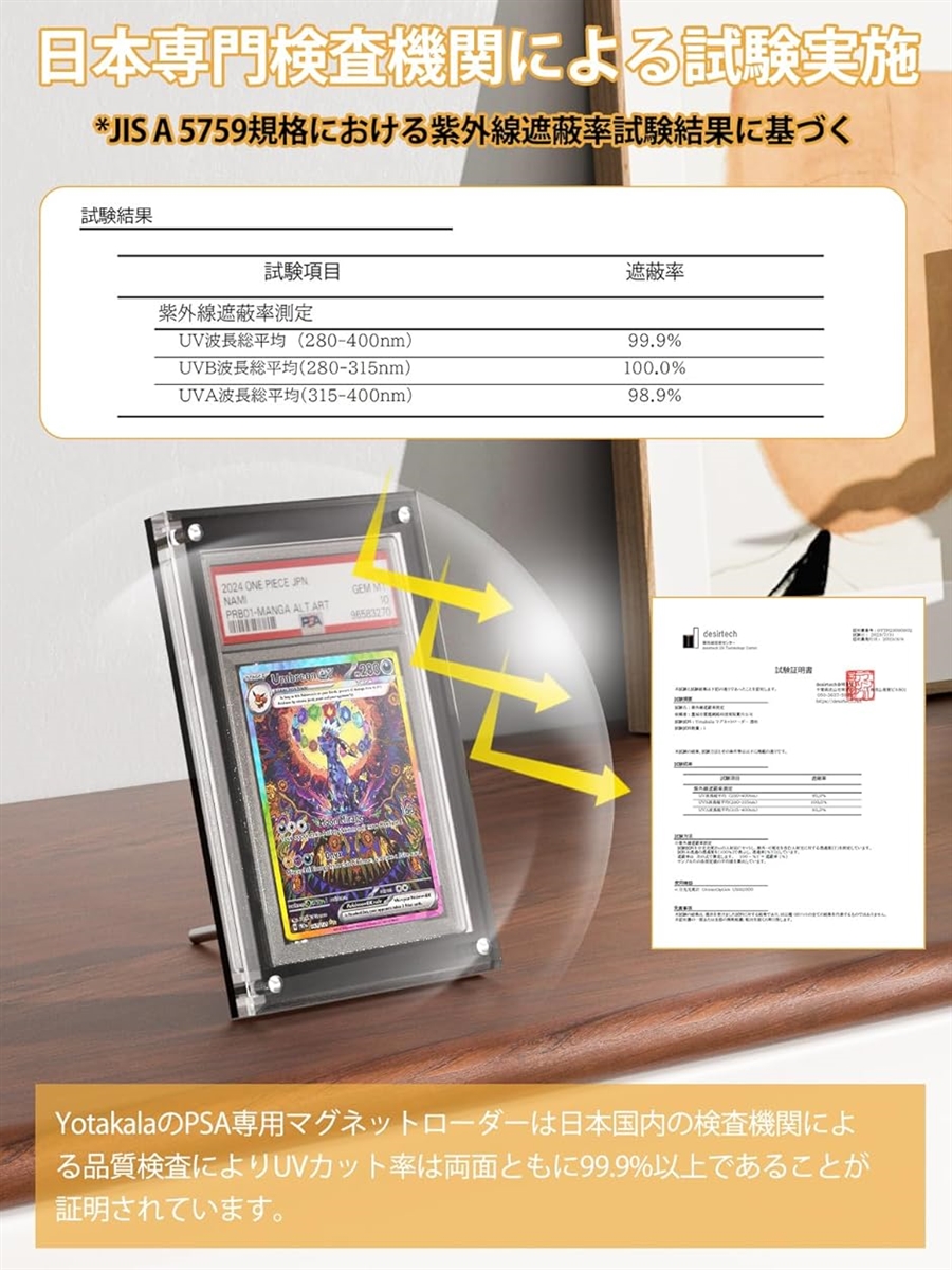 PSA鑑定 ケース アクリル ローダー PSA専用 スクリューダウン