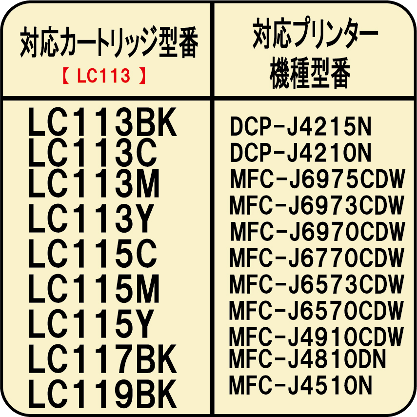 ( RPB113BCL120 )ブラザー LC113 LC115 LC117 LC119 LC111 LC110 カートリッジ対応 リピートインク 詰め替えインク 4色ｘ各120ml (インクボトルのみ)｜zecoocolor｜05
