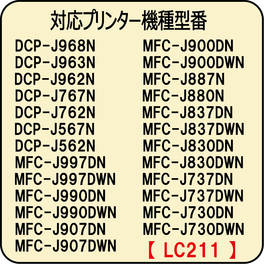 ( RPB213BCL120-T ) ブラザー用 LC211 LC213 LC215 LC217 LC219 LC21E カートリッジ対応（リピートインク）詰め替えインク（4色ｘ各120ml）インジェクター付｜zecoocolor｜03