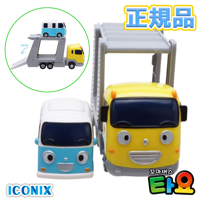 ちびっこバス タヨ ミニカーキャリー+タヨフレンズ6台セット　新品！ミニカー KOREA SHOP | 【正規品】ちびっこバス タヨ / 6台セット