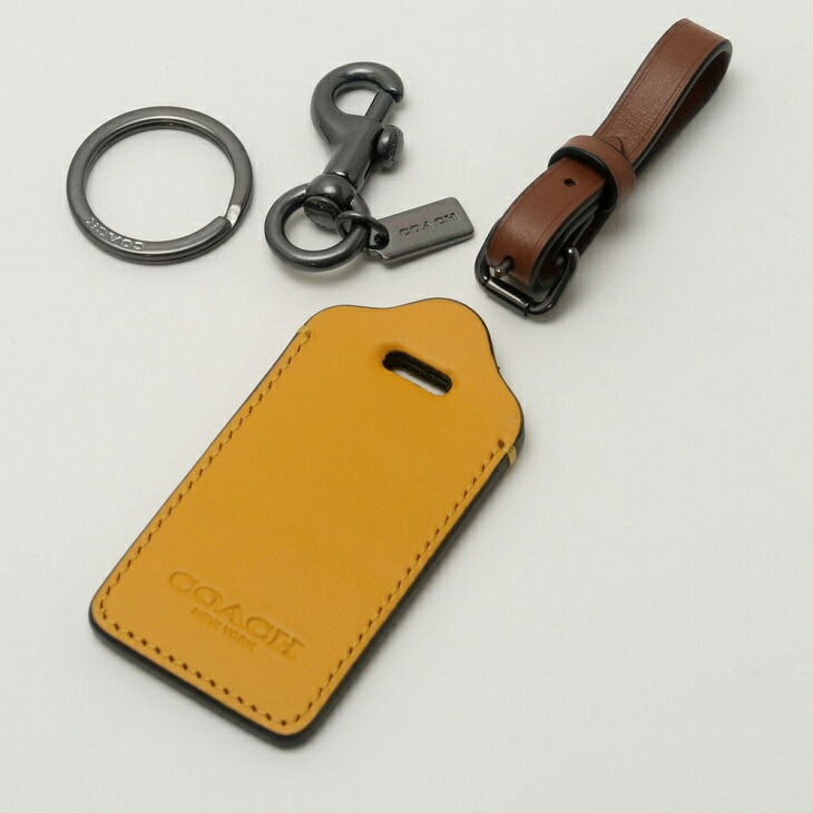 Coach キーホルダー・キーリング ブラウン/ブラック COACH（コーチ） 【並行輸入品】コーチ キーリング メンズ
