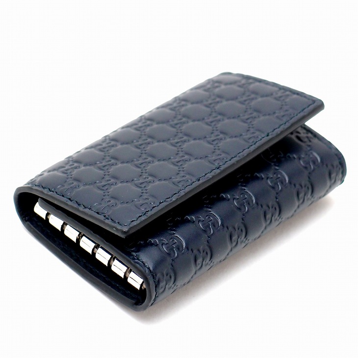 ✨極上美品・箱付き✨　グッチ　キーケース　6連　マイクロシマ　GG レザー ✨極上美品・箱付き✨ グッチ キーケース 6連 マイクロシマ GG レザー