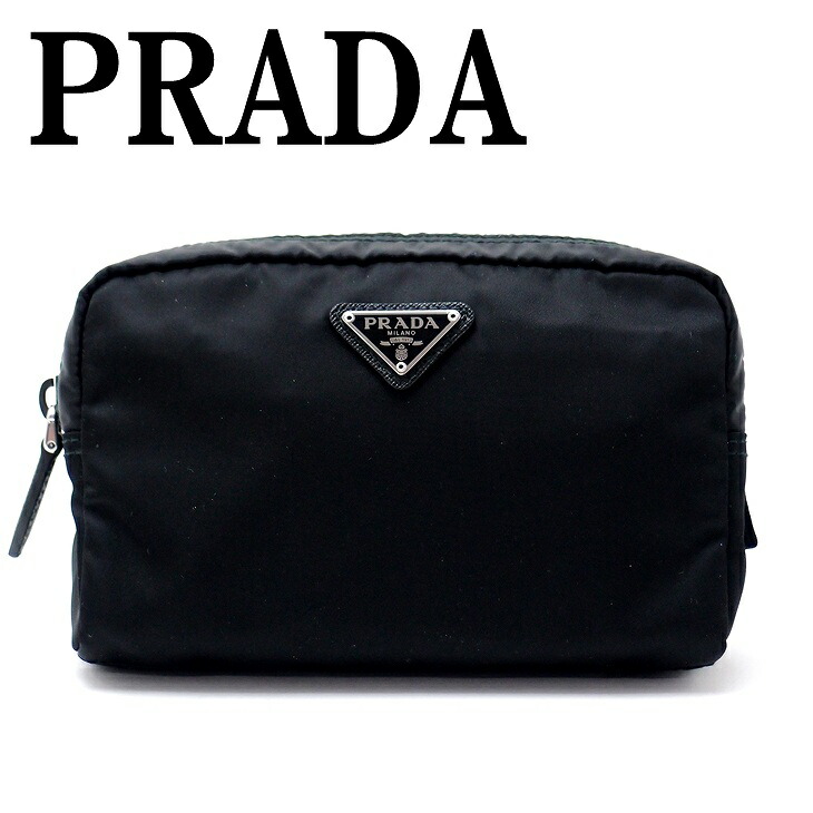 プラダ PRADA ポーチ コスメポーチ 化粧ポーチ 小物 ロゴ 1NA021