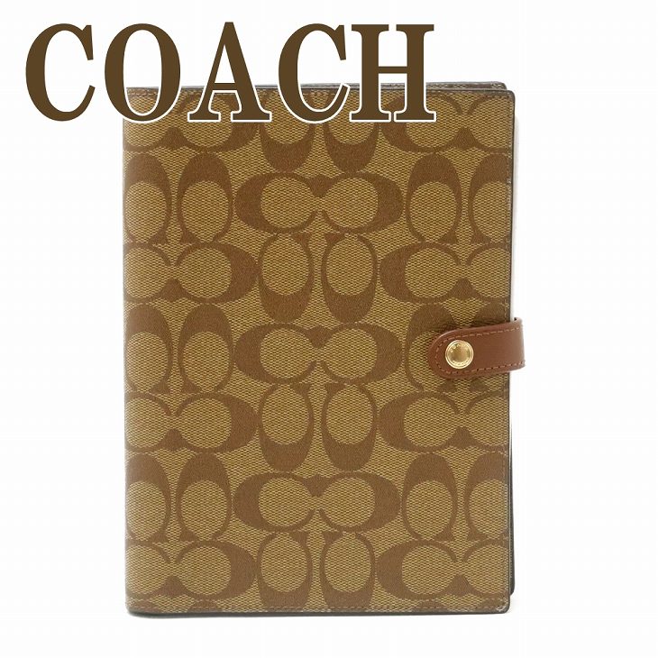 コーチ COACH ブックカバー ノートカバー メンズ ノートブック ノート 