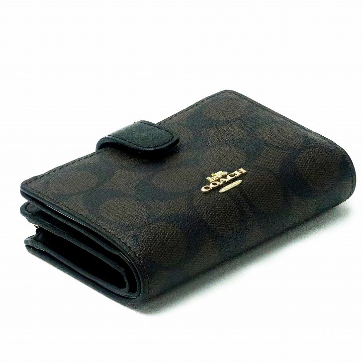 COACH コーチ 財布 レディース 二つ折り財布 シグネチャー